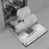 Iebūvējamā trauku mazgājamā mašīna Gorenje GV663B65XXL — nerūsējošais tērauds, 60 cm, 14 komplekti, 6 programmas, 38 dB