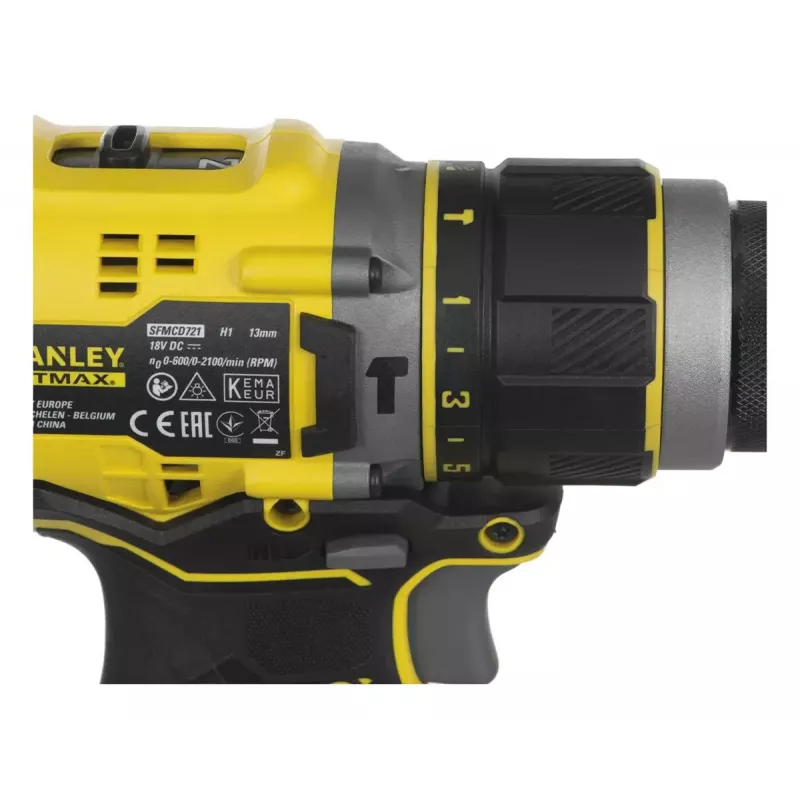 Stanley FATMAX SFMCD721D2K akumulatora urbjmašīna 18 V, 2 akumulatori pa 2,0 Ah, ar koferi