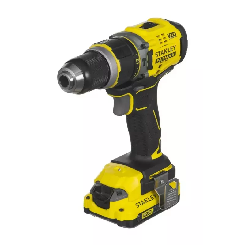 Stanley FATMAX SFMCD721D2K akumulatora urbjmašīna 18 V, 2 akumulatori pa 2,0 Ah, ar koferi