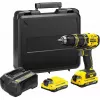 Stanley FATMAX SFMCD721D2K akumulatora urbjmašīna 18 V, 2 akumulatori pa 2,0 Ah, ar koferi