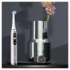 Elektriskā zobu birste Oral-B iO 9 pieaugušajiem, rotējoša, 2 rokturi, 2 birstes galviņas, iebūvēts akumulators, 3 st. uzlāde, melna/rožaina