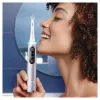 Elektriskā zobu birste Oral-B iO 9 pieaugušajiem, rotējoša, 2 rokturi, 2 birstes galviņas, iebūvēts akumulators, 3 st. uzlāde, melna/rožaina
