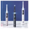 Elektriskā zobu birste Oral-B iO 9 pieaugušajiem, rotējoša, 2 rokturi, 2 birstes galviņas, iebūvēts akumulators, 3 st. uzlāde, melna/rožaina
