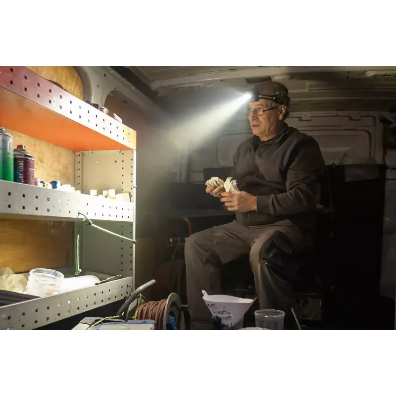 Galvas lukturītis Ledlenser HF6R Work melns LED IP68 20 lm