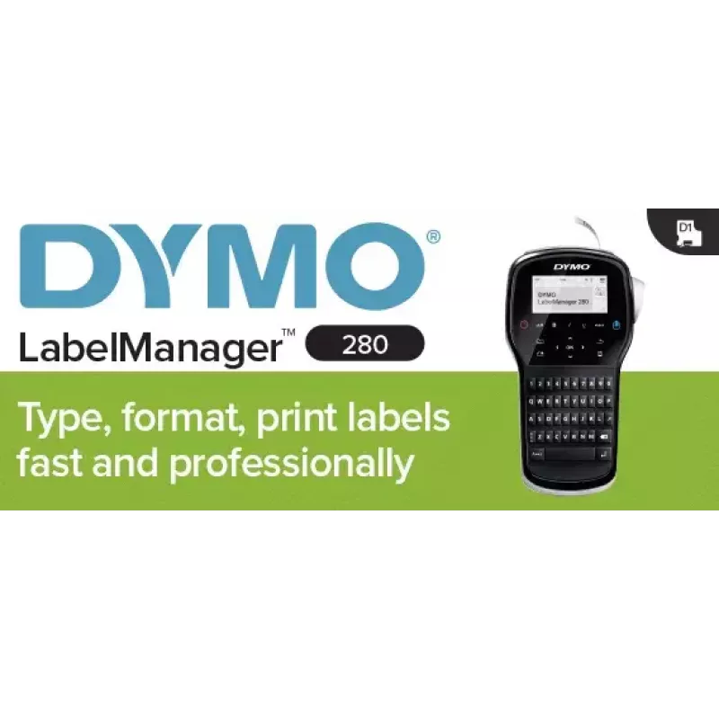DYMO LabelManager 280 QWERTZ etiķešu veidotājs