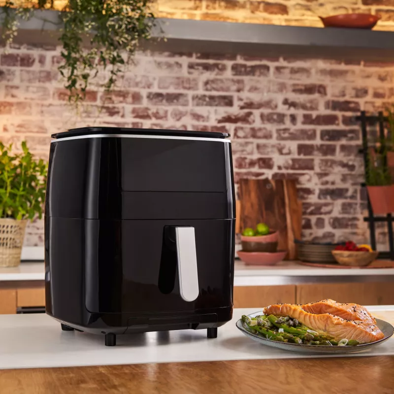 Tefal Easy Fry Grill & Steam FW2018 Single Stand-alone 1700 W Hot air fryer Melns