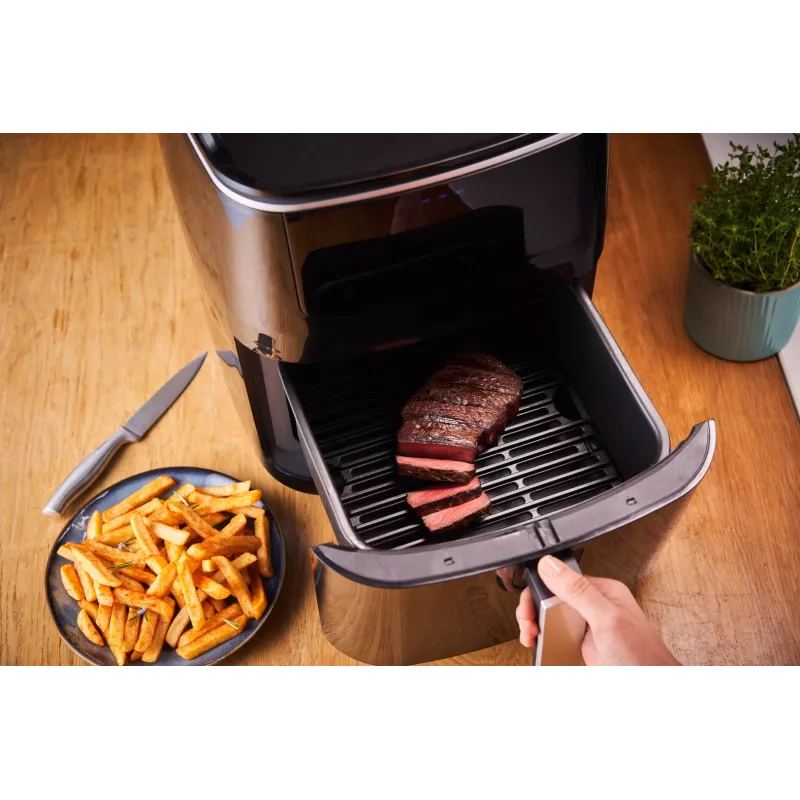 Tefal Easy Fry Grill & Steam FW2018 Single Stand-alone 1700 W Hot air fryer Melns
