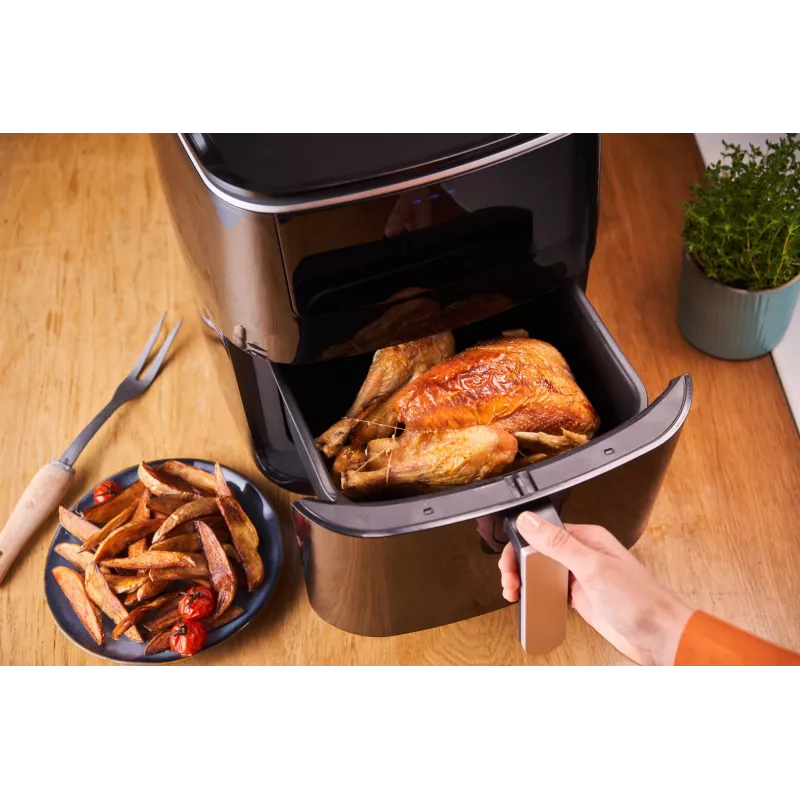 Tefal Easy Fry Grill & Steam FW2018 Single Stand-alone 1700 W Hot air fryer Melns