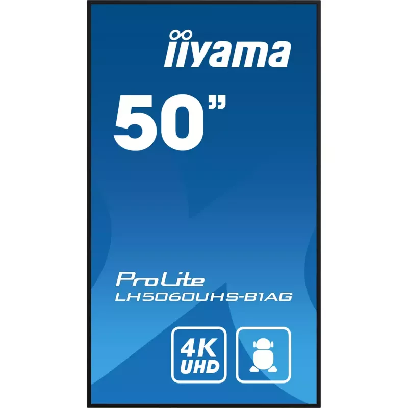 Digitālais displejs iiyama LH5060UHS-B1AG 49.5 collu LED 4K Ultra HD 3840 x 2160