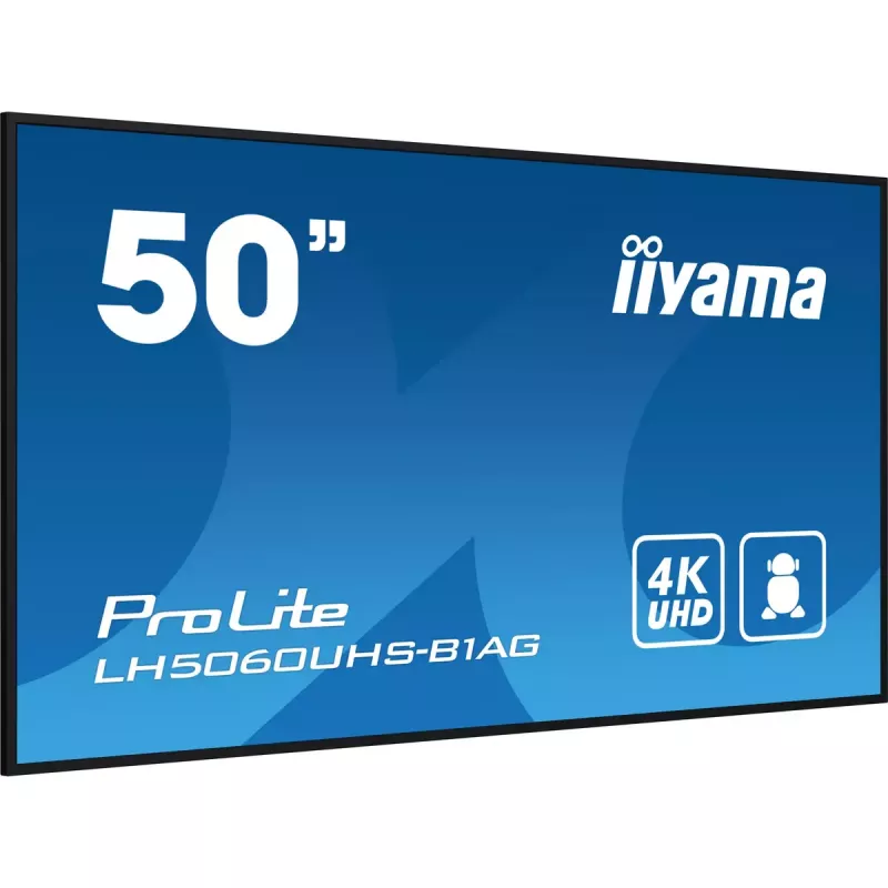 Digitālais displejs iiyama LH5060UHS-B1AG 49.5 collu LED 4K Ultra HD 3840 x 2160