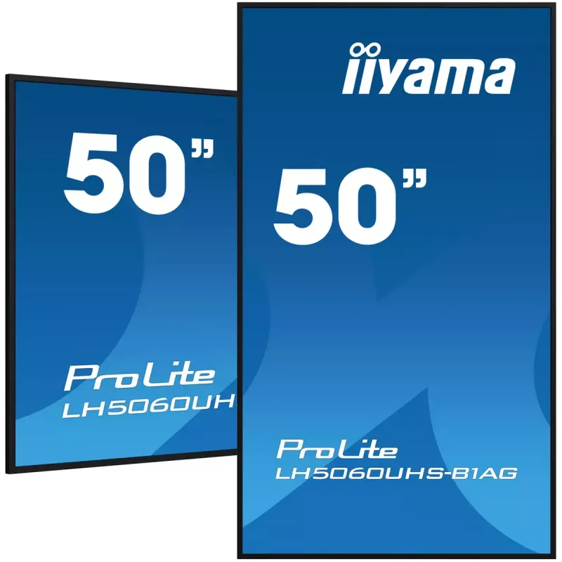 Digitālais displejs iiyama LH5060UHS-B1AG 49.5 collu LED 4K Ultra HD 3840 x 2160