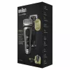 Braun Series 9 Pro+ 9525s mitrā un sausā skuvekļa trimmeris, metālisks