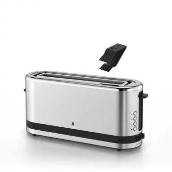 WMF 0414120011 tosteris ar garu slotu, 900 W, nerūsējošais tērauds