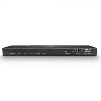 Lindy 4 portu HDMI 18G sadalītājs ar audio un samazināšanas funkciju