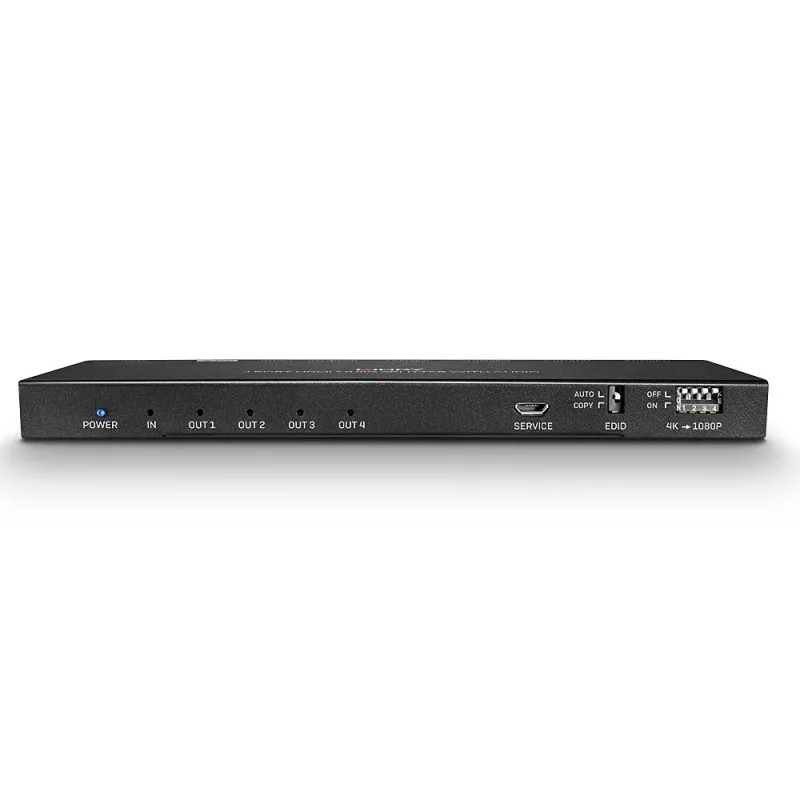 Lindy 4 portu HDMI 18G sadalītājs ar audio un samazināšanas funkciju