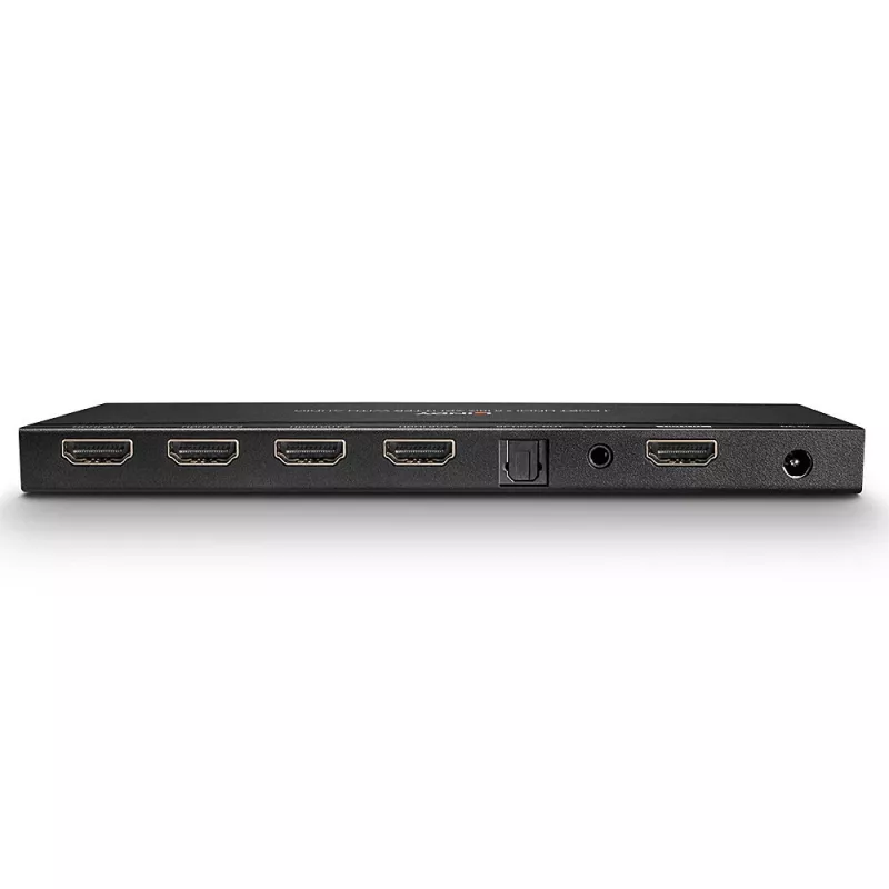 Lindy 4 portu HDMI 18G sadalītājs ar audio un samazināšanas funkciju