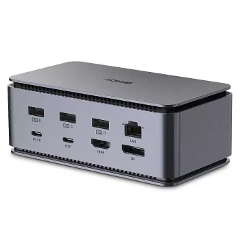 Lindy DST-Pro USB4, USB-C klēpjdatora dokstacija