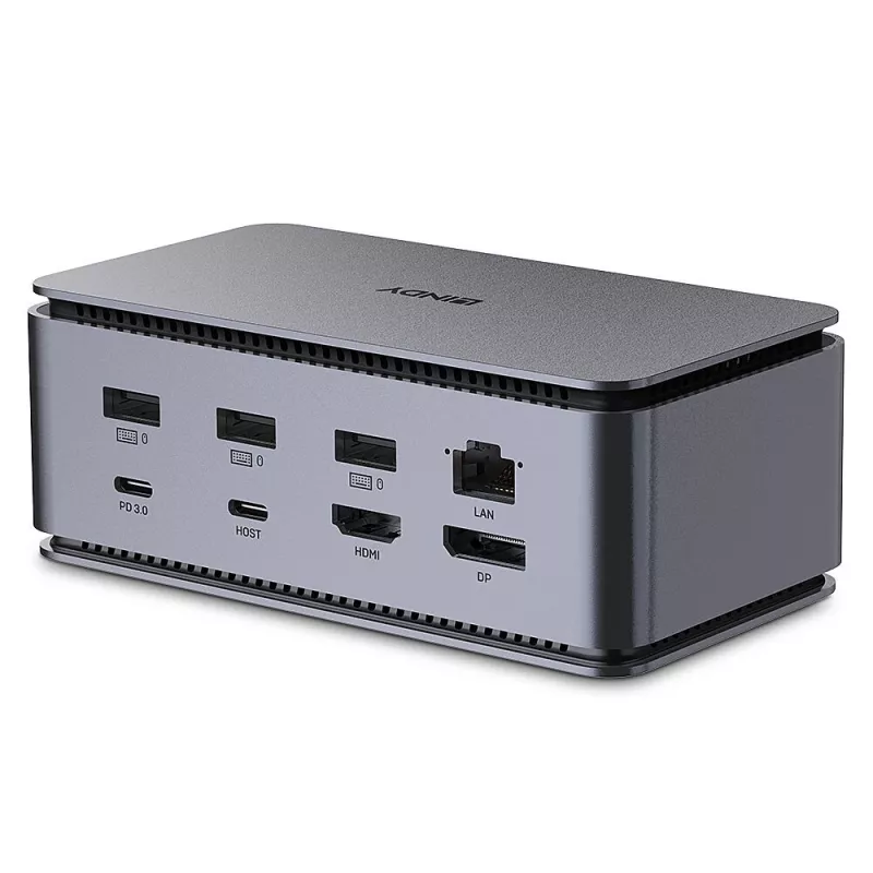 Lindy DST-Pro USB4, USB-C klēpjdatora dokstacija