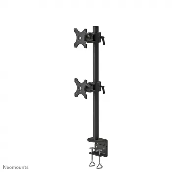Neomounts FPMA-D700DV monitora kronšteins 10-27 collas, skava, 6 kg, 25,4 cm (10 collas), 68,6 cm (27 collas), 100 x 100 mm, melns
