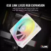 Ventilators Corsair iCUE LINK LX120 RGB 12 cm balts 400-2400 RPM