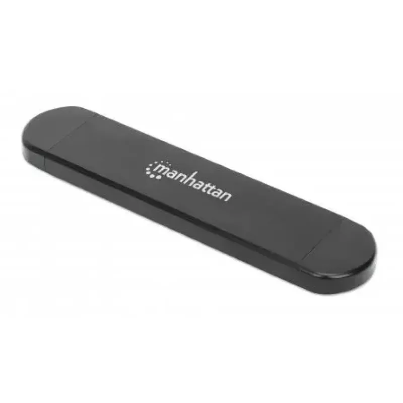 Manhattan M.2 NVMe SATA SSD korpuss USB-C USB-A 10 Gbps melns
