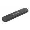 Manhattan M.2 NVMe SATA SSD korpuss USB-C USB-A 10 Gbps melns