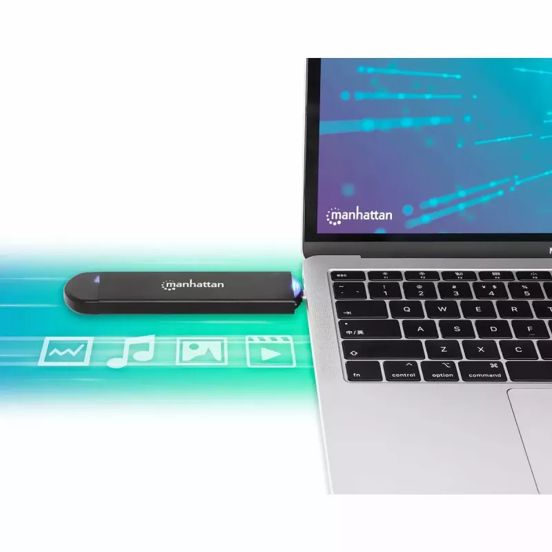 Manhattan M.2 NVMe SATA SSD korpuss USB-C USB-A 10 Gbps melns