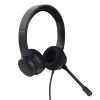 Trust HS-260 austiņas, vadu, kakla siksna, birojam / zvanu centram, USB Type-A, melns
