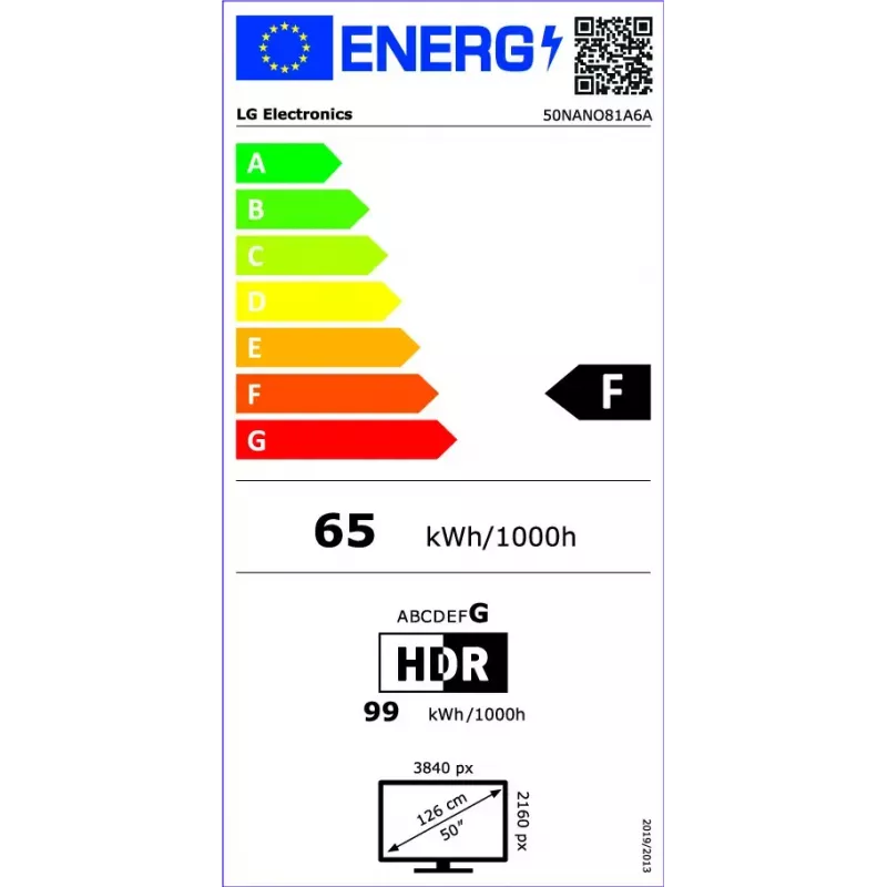 LG NanoCell AI 50NANO81A6A 127 cm (50 collas) 4K Ultra HD Smart TV Wi-Fi Melns