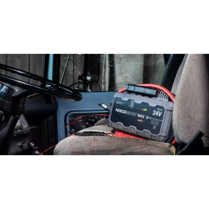 Jump starter NOCO GB251 24V 3000A pārnēsājams litija jonu transportlīdzekļa starteris 24V sistēmām