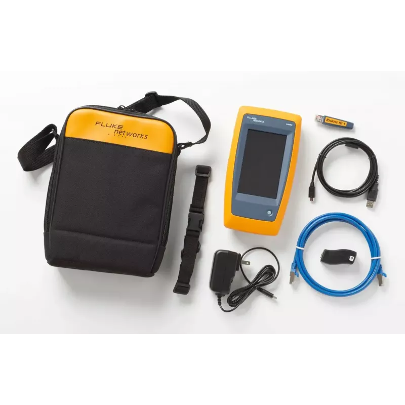 Twisted pair kabelis tester Fluke LIQ-100 with RJ-45/USB support, max length 305 m, 6400 mAh Li-Ion battery