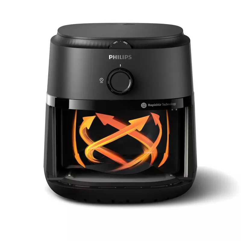 Philips 1000 sērijas NA120/00 fritieris Viena 4,2 L Brīvi stāvoša 1500 W Karstā gaisa fritieris Melns