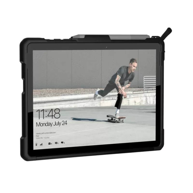URBAN ARMOR GEAR ciets futrālis Surface Go Metropolis melns