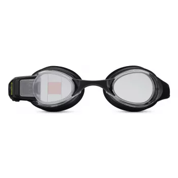 Peldēšanas brilles Form Smart Swim 2 — unisex, melns rāmis, melnas lēcas