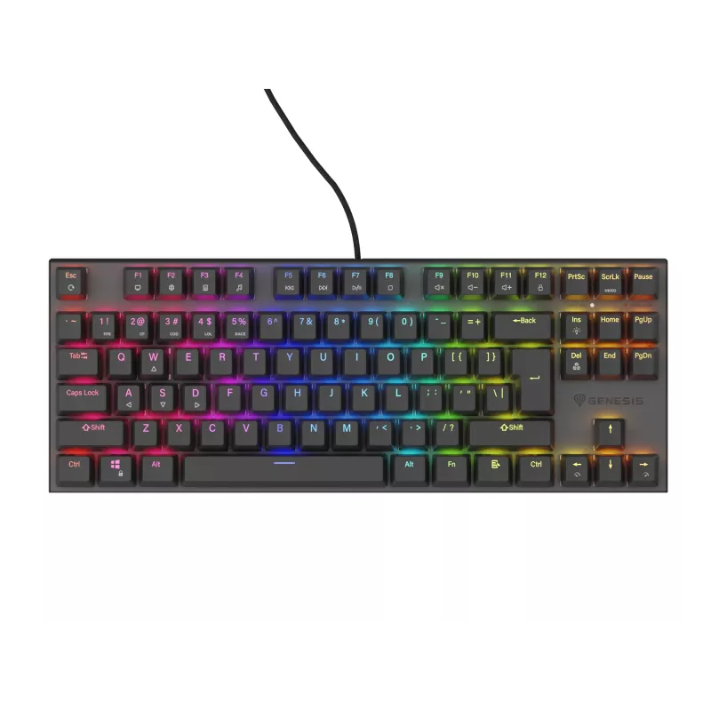 GENESIS Thor 303 TKL tastatūra Gaming USB QWERTY spāņu Melna