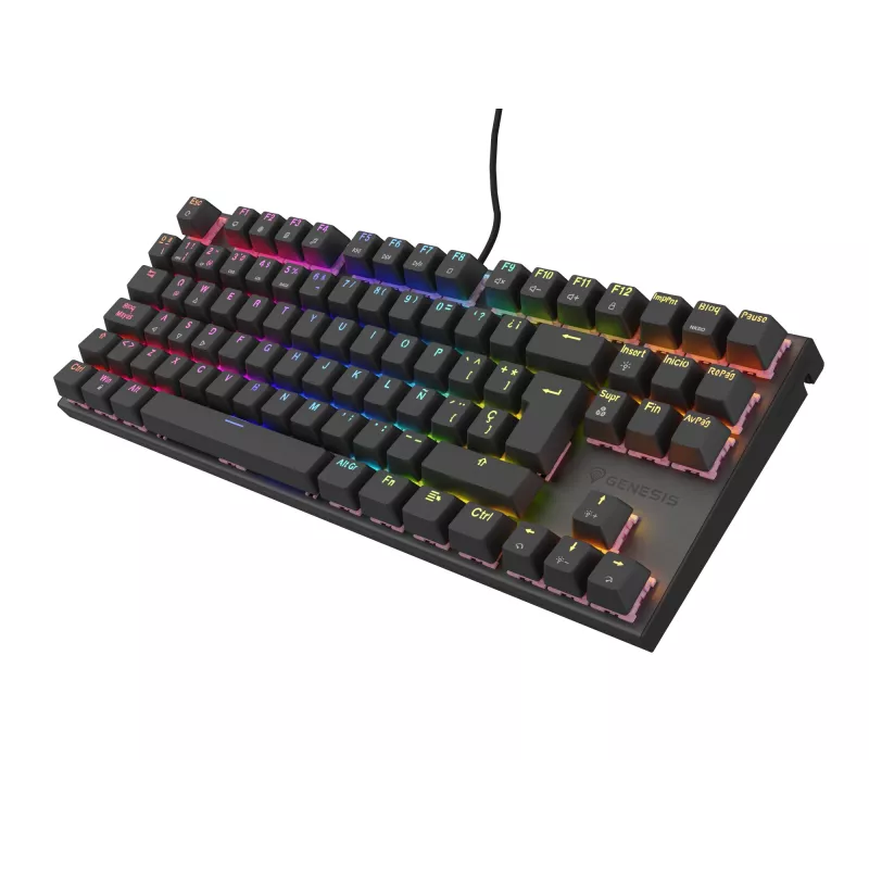 GENESIS Thor 303 TKL tastatūra Gaming USB QWERTY spāņu Melna