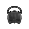 GENESIS Seaborg 400 Melns, Silver USB stūre + pedāļi Nintendo Switch, PC, PlayStation 4, Playstation 3, Xbox 360, Xbox One, Xbox One S, Xbox One X