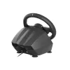 GENESIS Seaborg 400 Melns, Silver USB stūre + pedāļi Nintendo Switch, PC, PlayStation 4, Playstation 3, Xbox 360, Xbox One, Xbox One S, Xbox One X