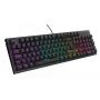 GENESIS Thor 303 spēļu tastatūra USB QWERTZ vācu melna mehāniska RGB