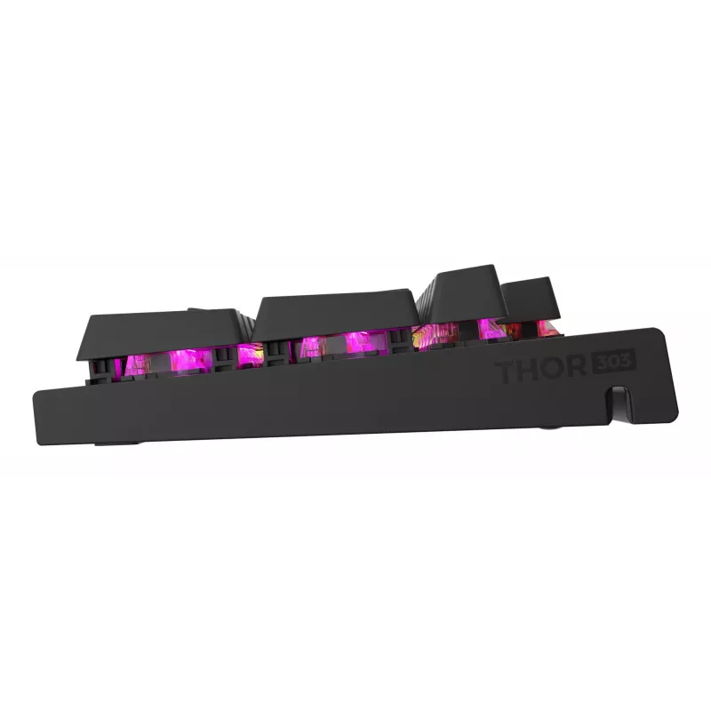 GENESIS Thor 303 spēļu tastatūra USB QWERTZ vācu melna mehāniska RGB