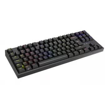 GENESIS Thor 404 TKL tastatūra Spēļu USB QWERTZ Vācu Melna