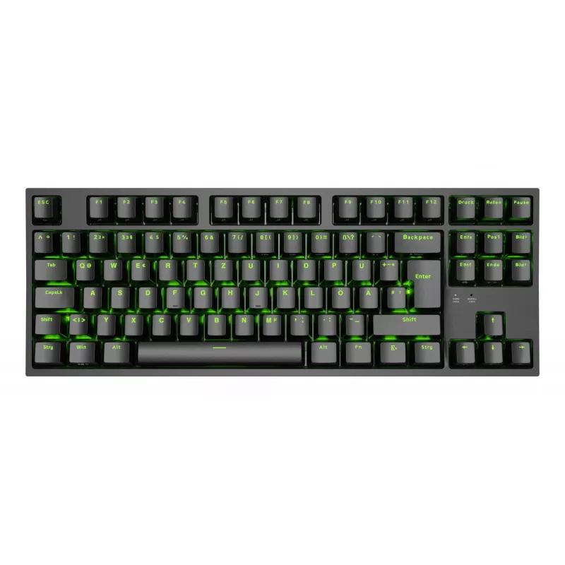 GENESIS Thor 404 TKL tastatūra Spēļu USB QWERTZ Vācu Melna