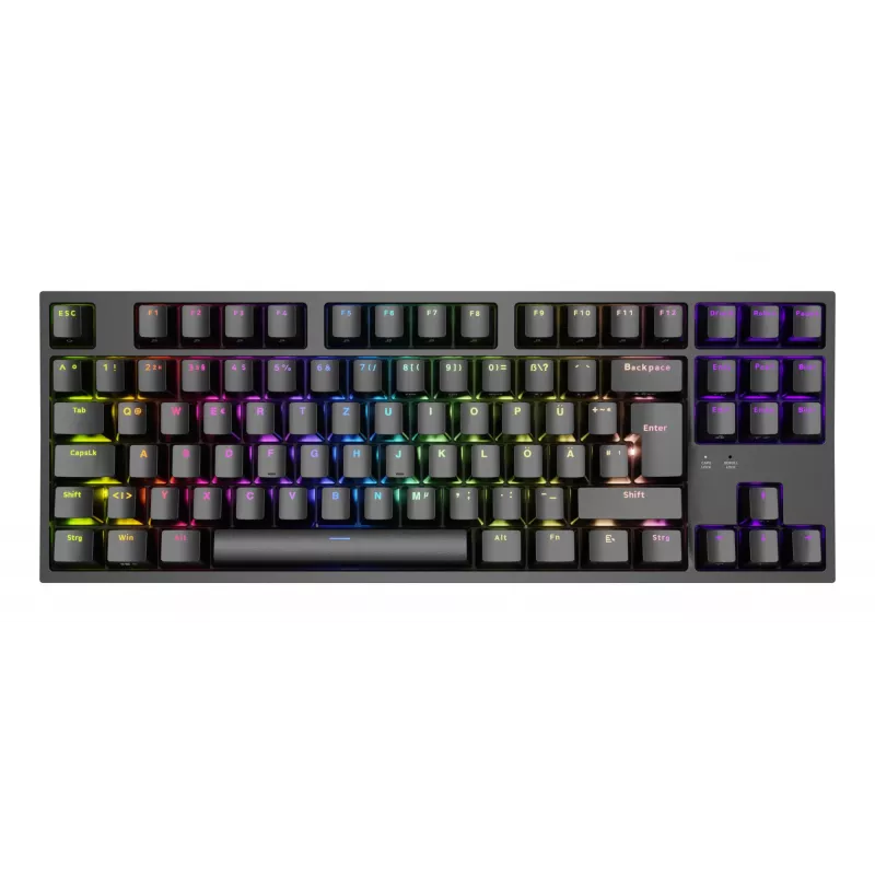GENESIS Thor 404 TKL tastatūra Spēļu USB QWERTZ Vācu Melna