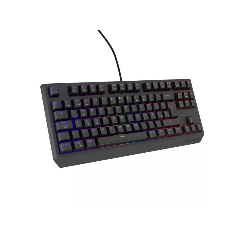 GENESIS Thor 230 TKL tastatūra Spēlēm USB QWERTY spāņu melna