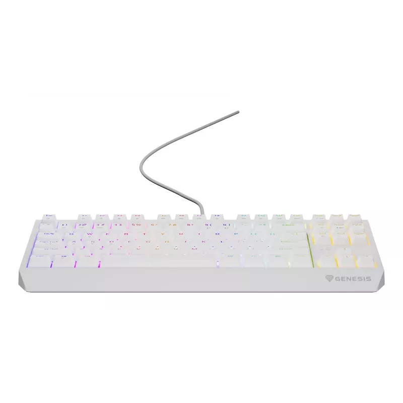 GENESIS Thor 230 TKL tastatūra Spēļu USB QWERTY US English Balta