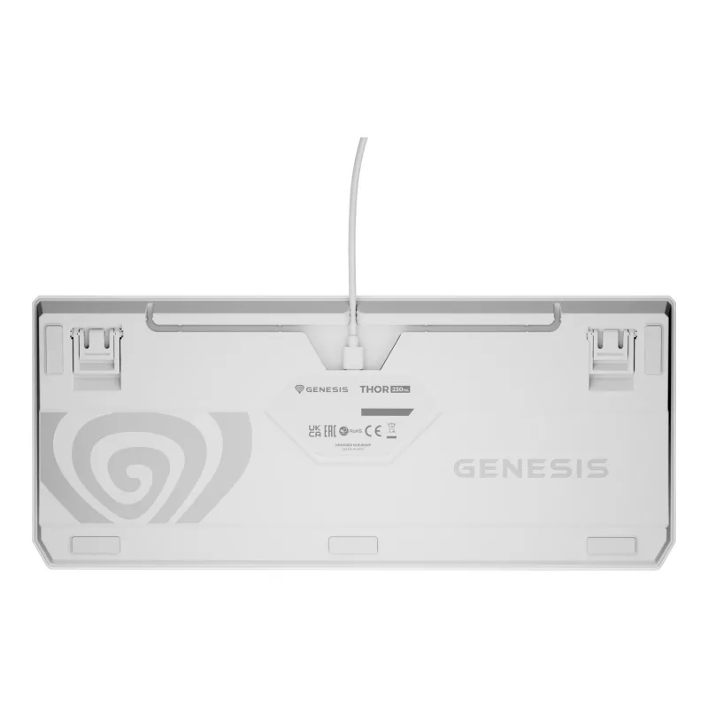 GENESIS Thor 230 TKL tastatūra Spēļu USB QWERTY US English Balta