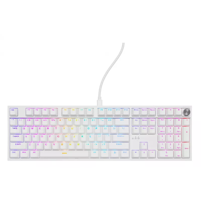 GENESIS NKG-2300 tastatūra Universāla USB QWERTY angļu Balta