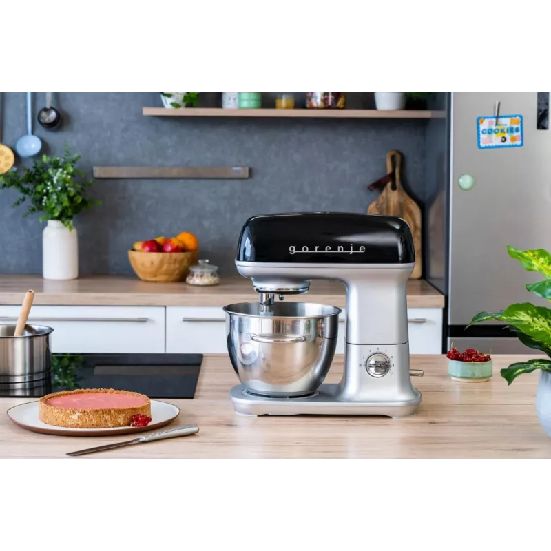 Gorenje MMC1000RLBK virtuves kombains 1000 W 4,5 L Melns, Metālisks