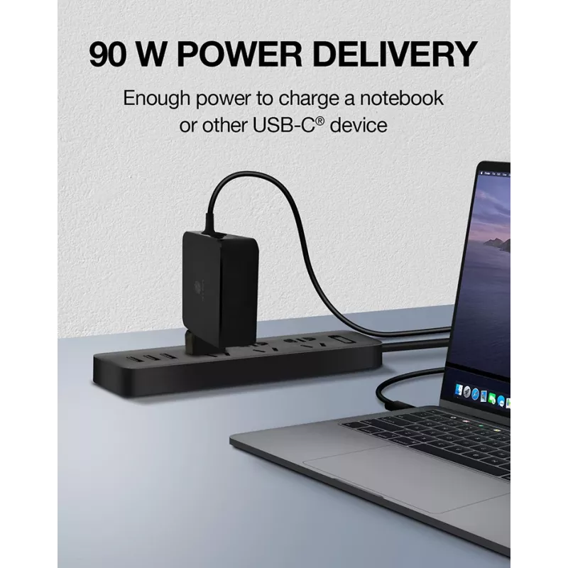 ICY BOX IB-PS101-PD Laptop, Smartphone, Tablet Melns AC Indoor