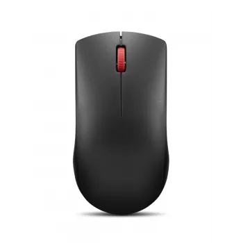 Bezvadu pele Lenovo 150 GY51L52638 — piemērota abām rokām, optiskā 1000 DPI, 2,4 GHz nano USB uztvērējs, melna, AA baterija